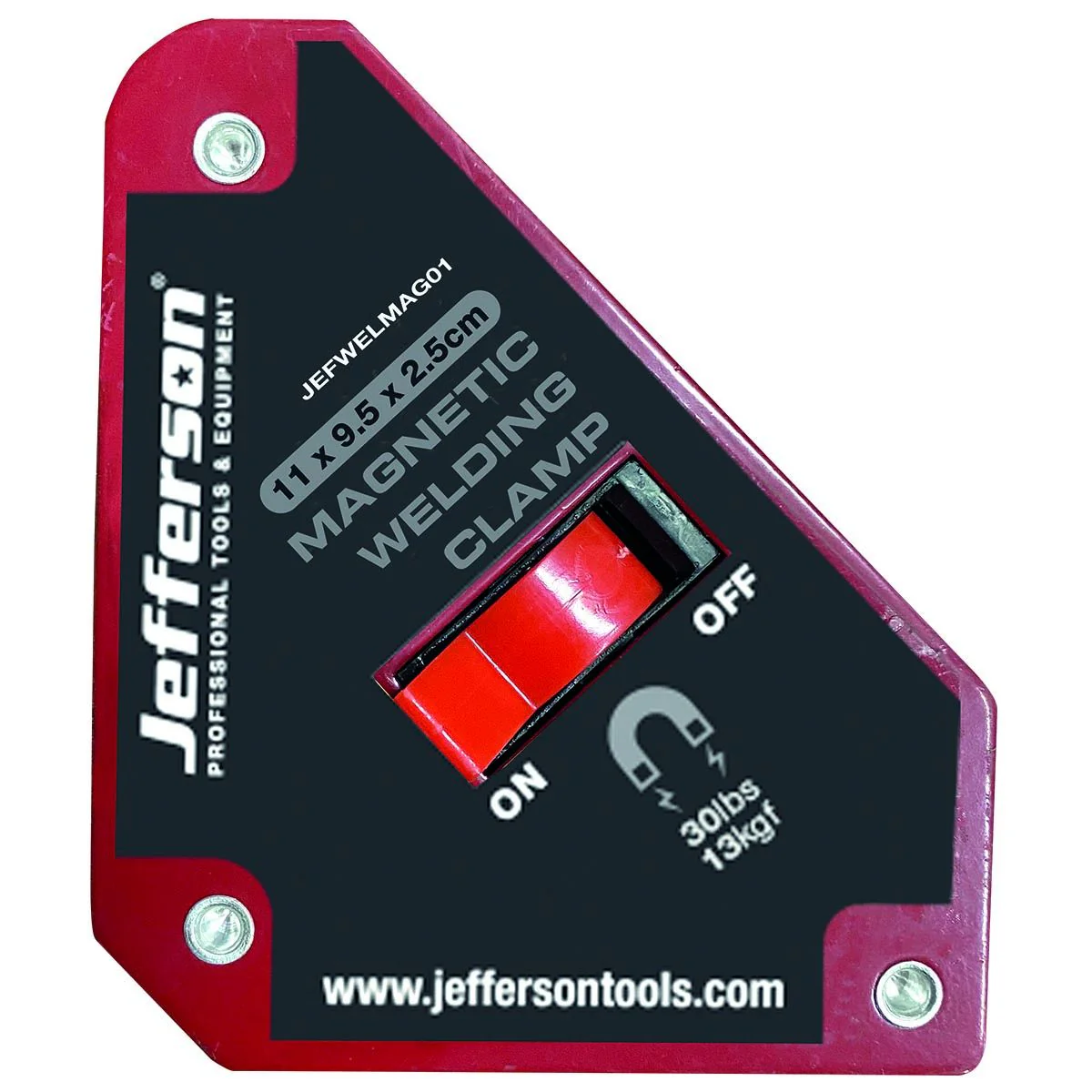 JEFFERSON 30LB WELDING MAGNET 110 X 95 X 25MM - Image 2