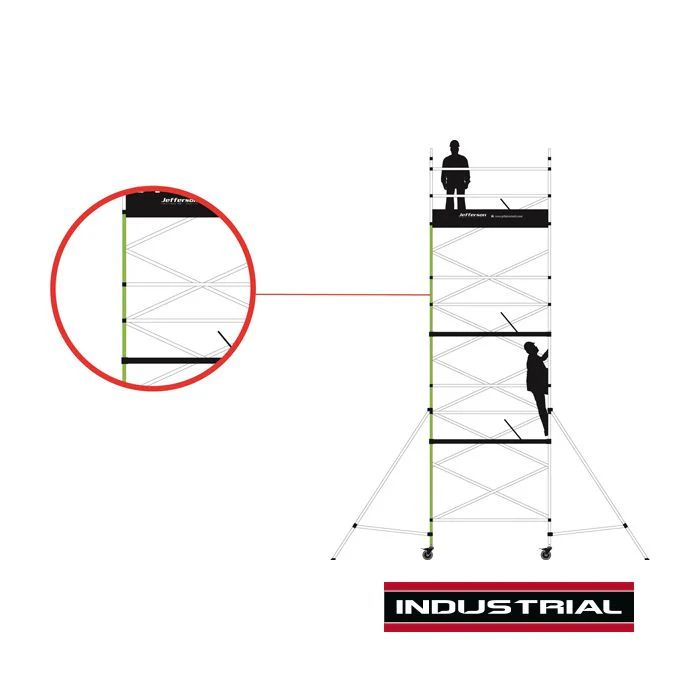 JEFFERSON 4 RUNG LADDER FRAME 1450 X 2000MM