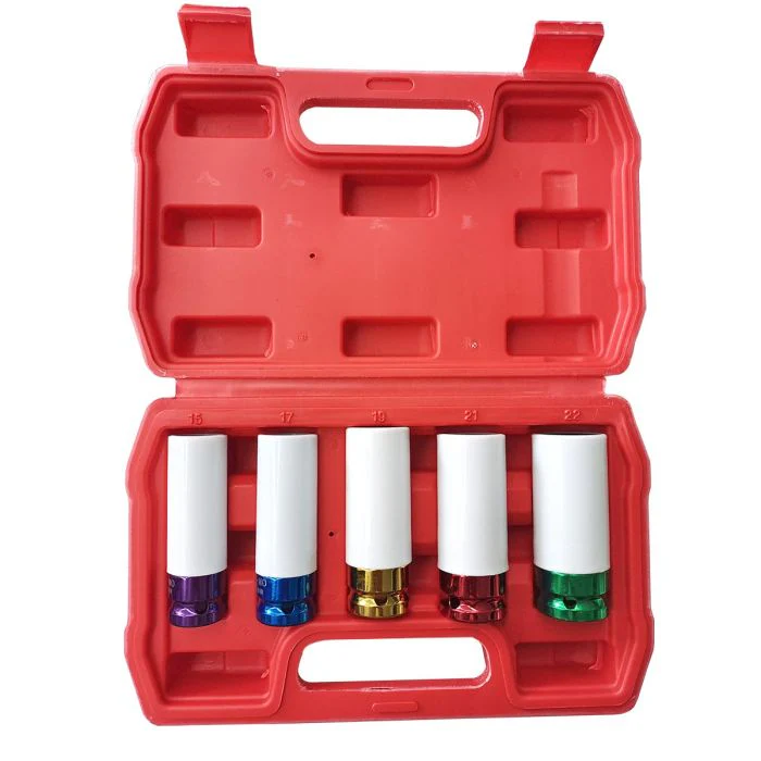 JEFFERSON 5PC 1/2" ALLOY WHEEL IMPACT SOCKET SET