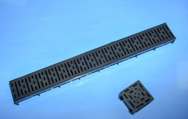 JGK PVC RESTRICTED DRAIN CHANNEL & GRATING 1M, 670001