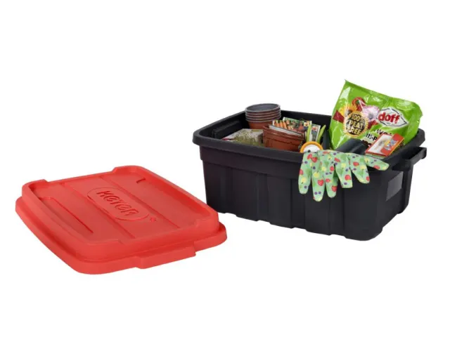 KETER TUFF TOTE 11L BLACK/RED - Image 3