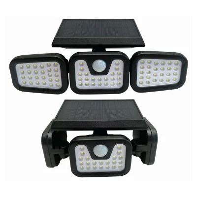 KINGAVON 3 HEAD MOTION SENSOR SOLAR SECURITY LIGHT - Image 2