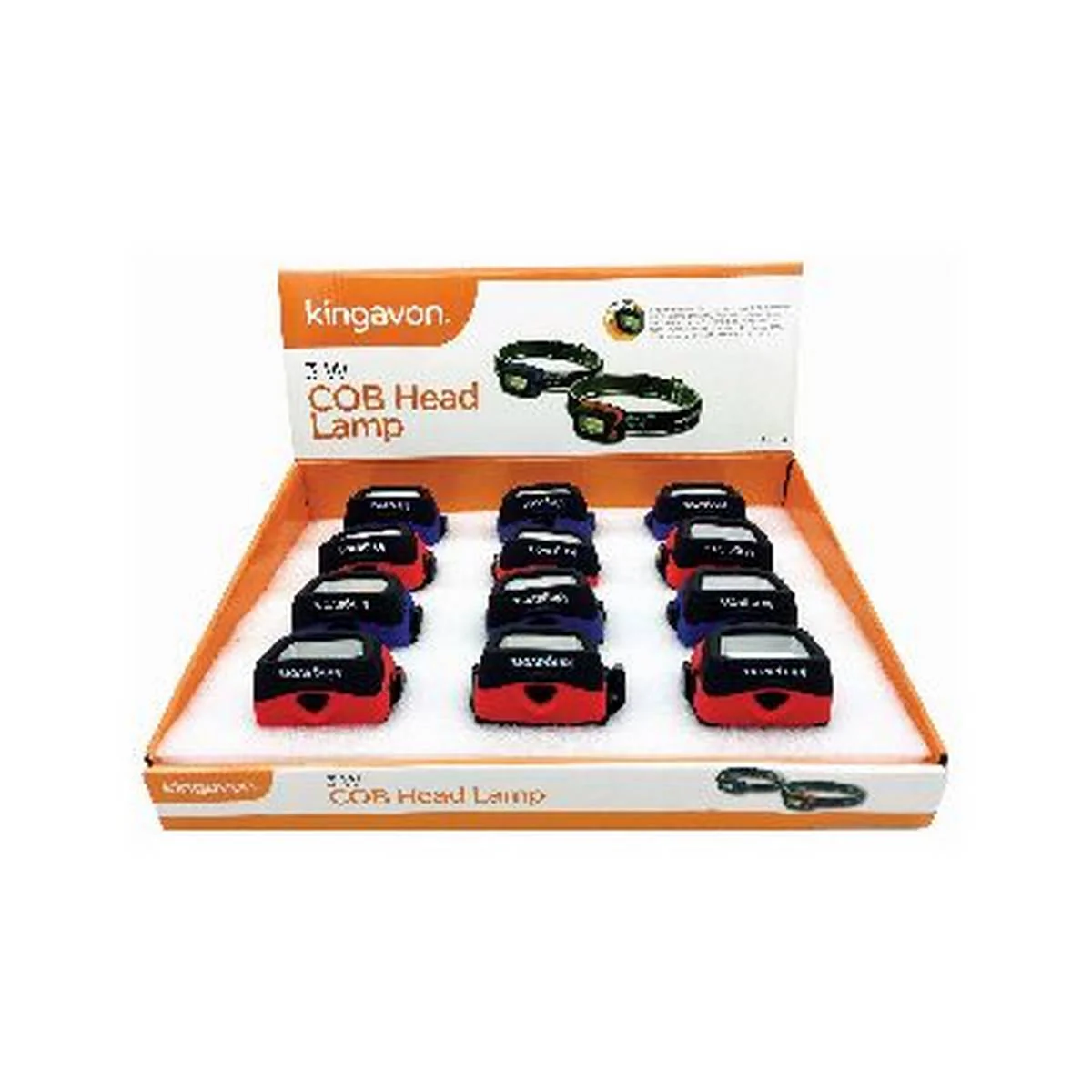 KINGAVON 3W COB HEAD LAMP BB-HL154