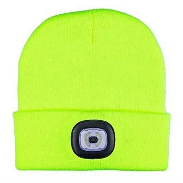 KINGAVON 4 SMD LED USB RECHARGEABLE HEADLIGHT BEANIE HAT - Image 3