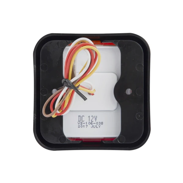 LED LAMP 3 FUNCTION SQR REAR COMBI 12V - Image 2