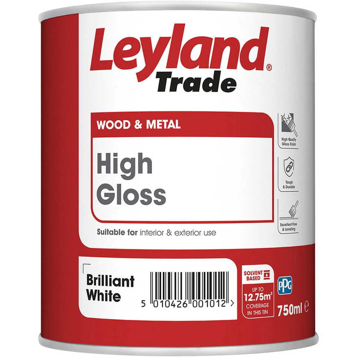 LEYLAND HIGH GLOSS WHITE 750ML