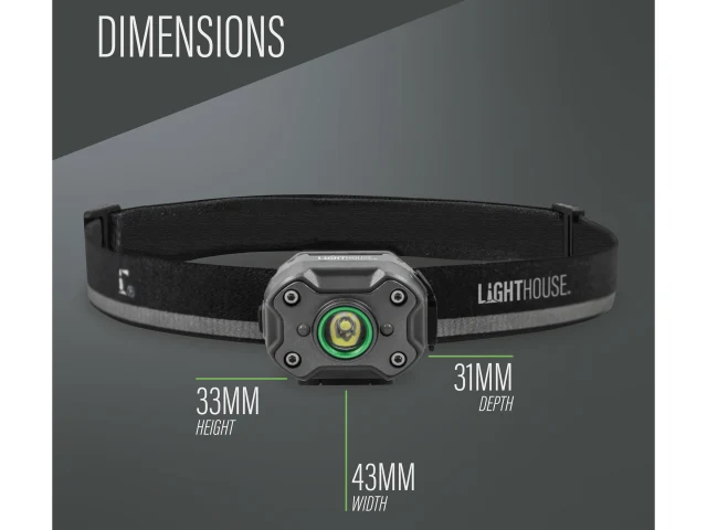 LIGHTHOUSE 400 LUMENS ELITE RECHARGEABLE HEADLIGHT - Image 3