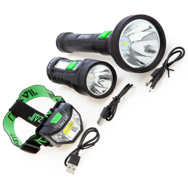 LITEZALL 3 PACK RECHARGEABLE COMBO PACK - Image 2