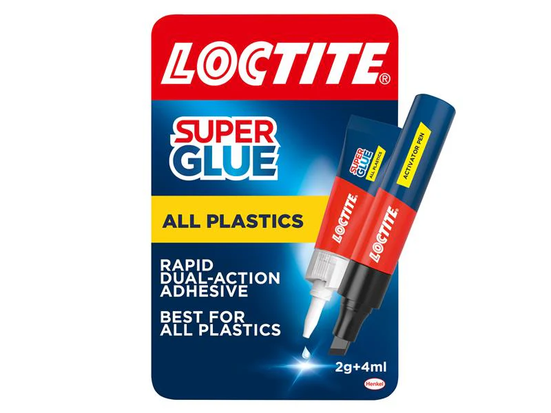 Loctite Super Glue All Plastics Pen 2g + 4ml Tube - Image 2