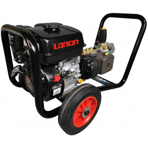 LONCIN G200 6.5HP ELECTRIC START 2200PSI @ 14LPM, GEARBOX PISTON PUMP LOW PROFILE FRAME