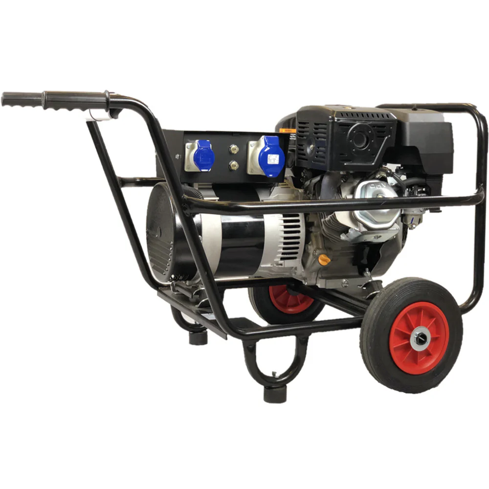 MAXFLOW 8KVA PETROL GENERATOR ELECTRIC START LONCIN G420F ENGINE TROLLEY FRAME + AVR - Image 3