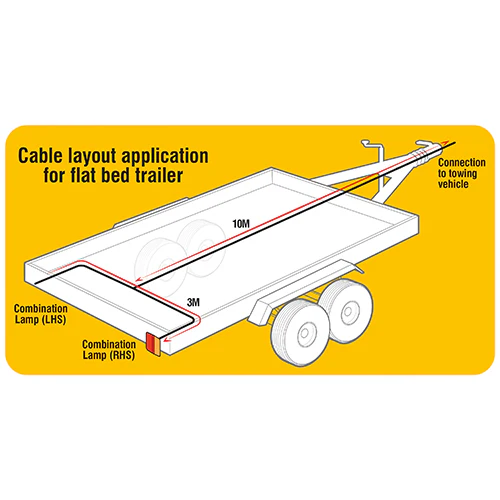 MAYPOLE MAGNETIC TRAILER LIGHTS 6M X1.8M - Image 3