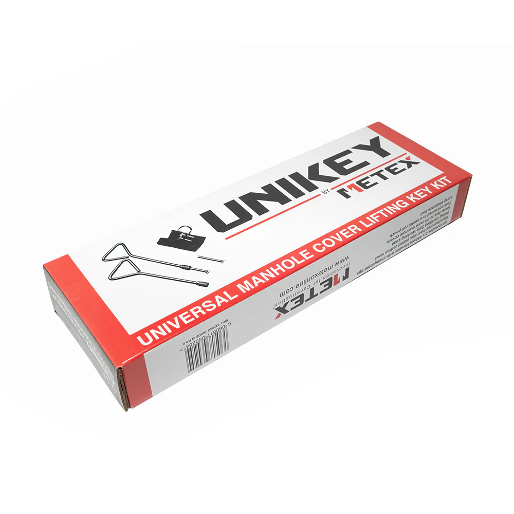 METEX UNIKEY UNIVERSAL MANHOLE KEY LIFTING  SET C/W CARRY CASE - Image 2
