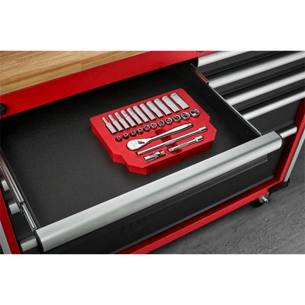 MILWAUKEE 1/4'' DRIVE 28PC RATCHET & SOCKET SET - METRIC - Image 2