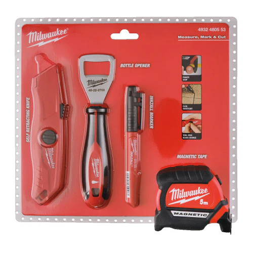MILWAUKEE MEASURE, MARK & CUT 4PC SET