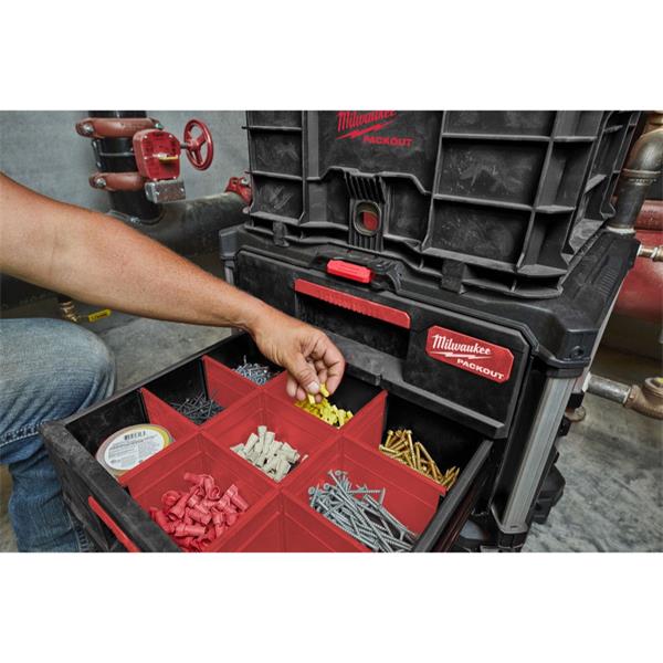 MILWAUKEE PACKOUT 3 DRAWER TOOL BOX - Image 3