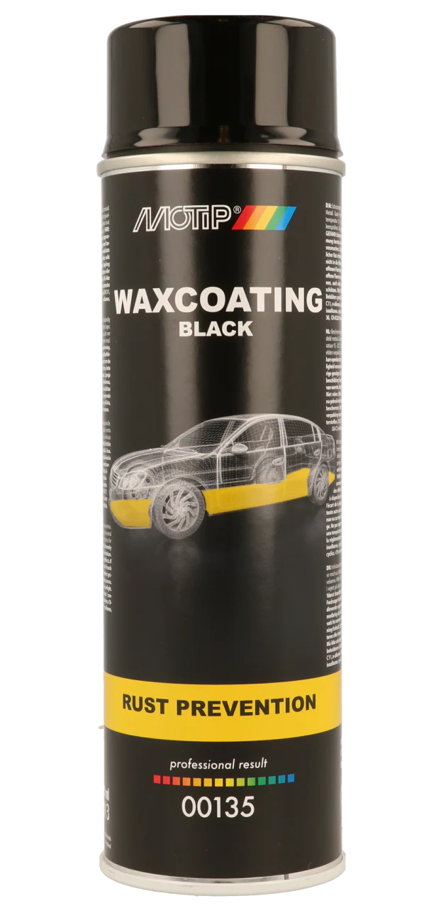 MOTIP WAX COATING RUST PROOFER BLACK 500ML