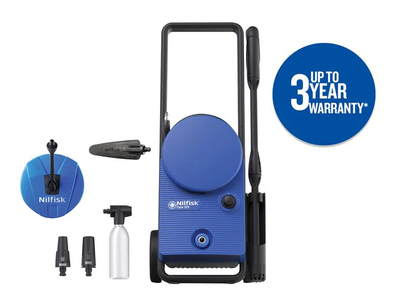Nilfisk CORE 125 Pressure Washer 125 bar 240V – Watson Hire