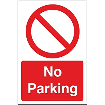 NO PARKING - PVC (400 X 600MM)