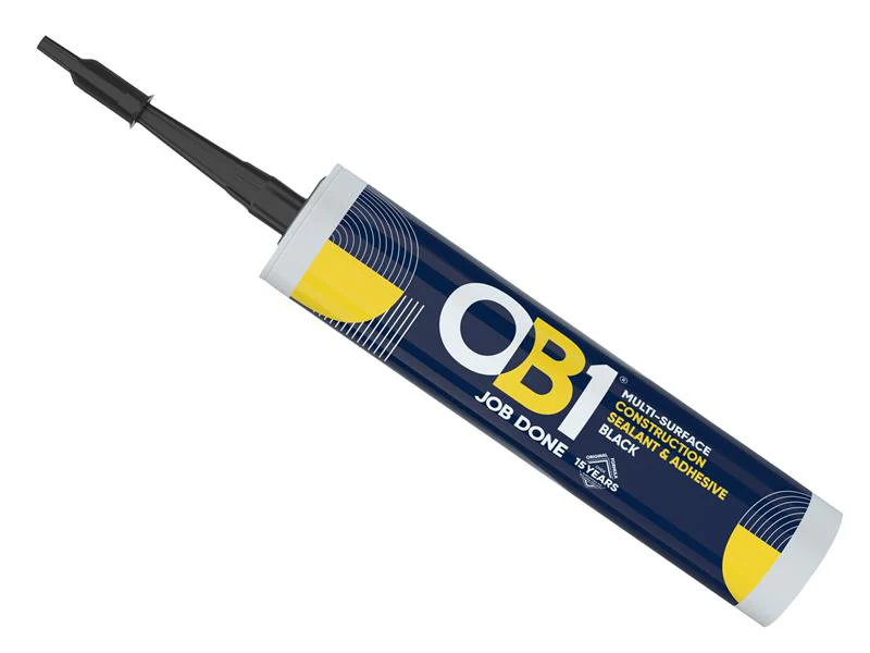OB1® Hybrid Sealant & Adhesive Black 290ml - Image 2
