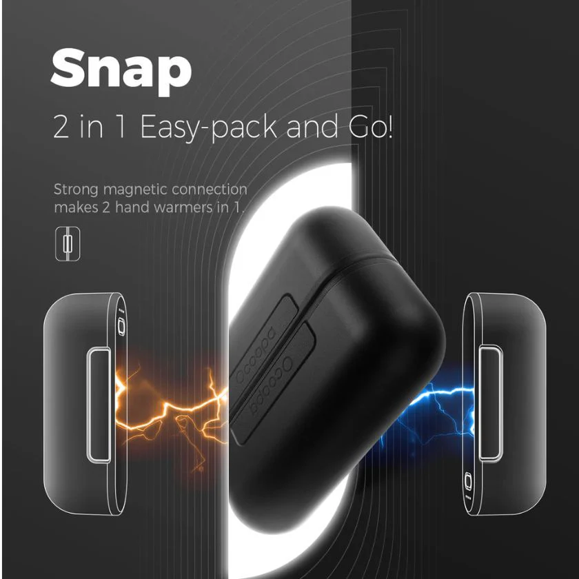 OCOOPA UT2S-BK RECHARGEABLE HAND WARMERS - Image 3
