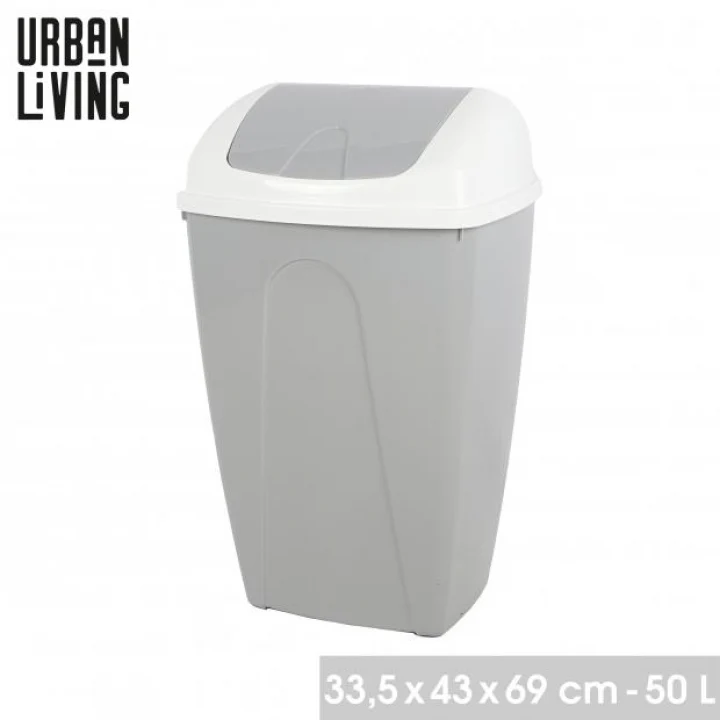 PASHA FLIP RUBBISH BIN 50L