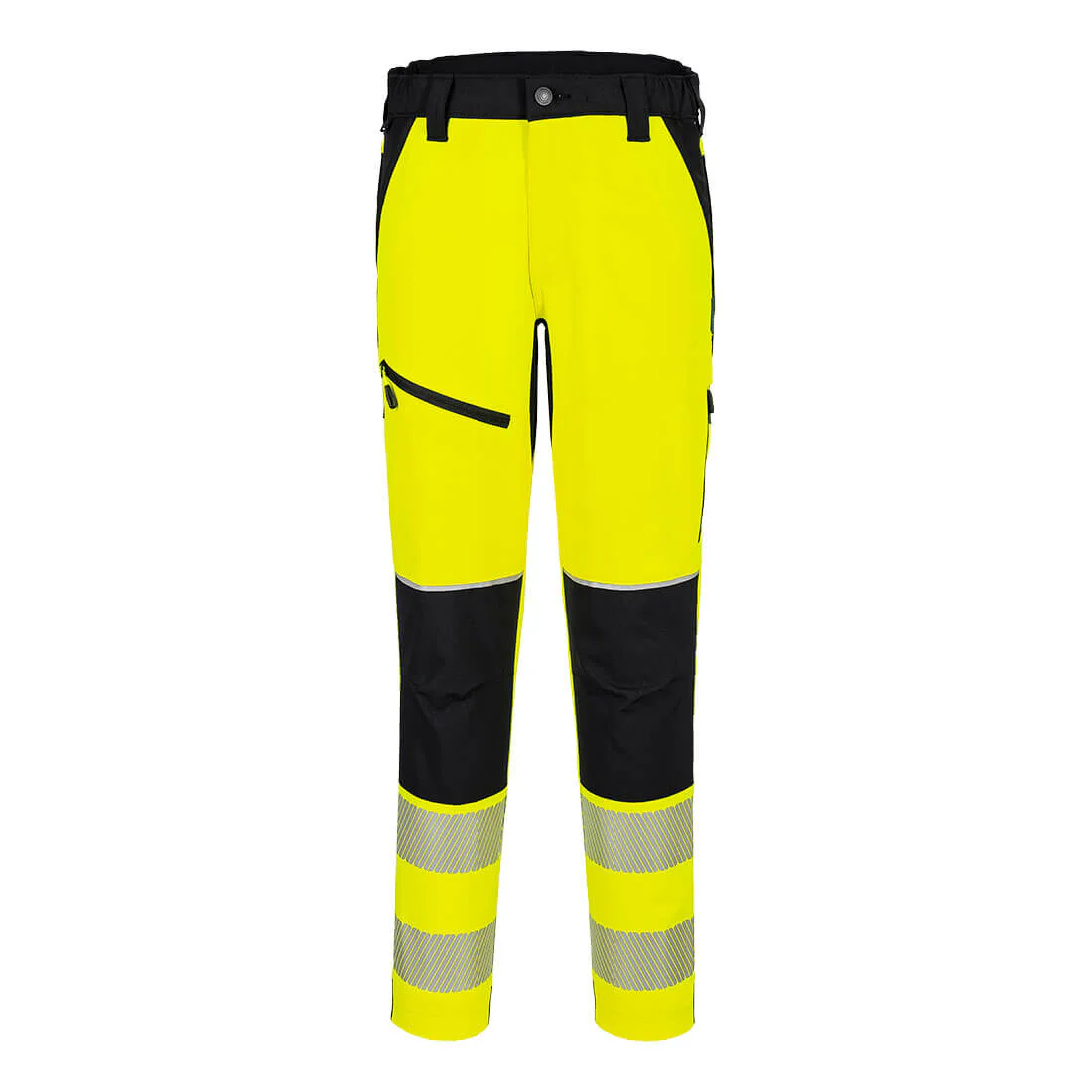 PORTWEST PW3 HI-VIS STRETCH TROUSERS