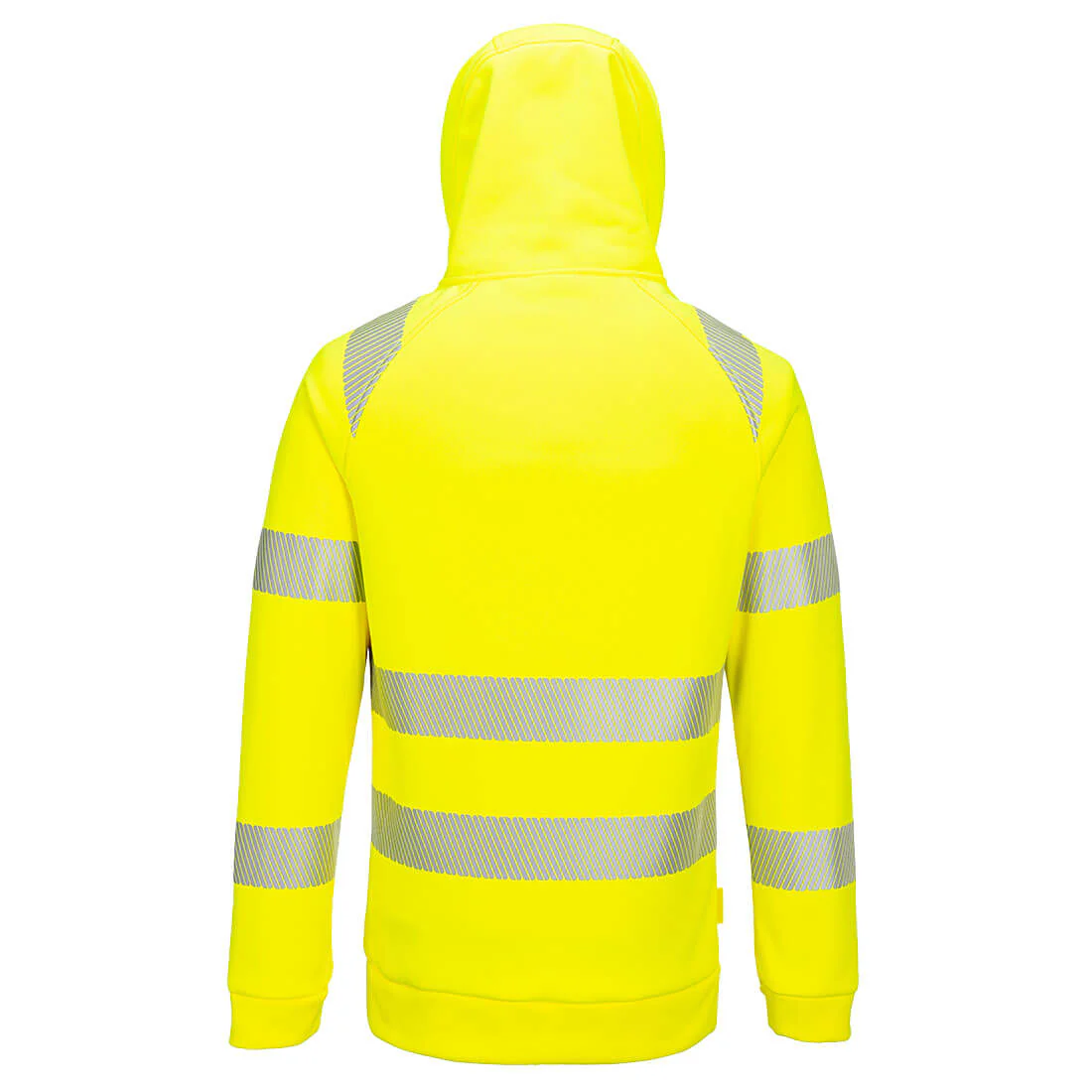 PORTWESTDX4 HI-VIS QUARTER ZIP HOODY YELLOW/BLACK - Image 2