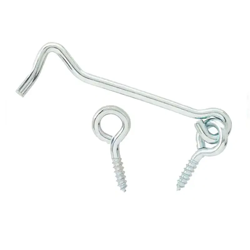 PREMIUM CHOICE 2" GATE HOOKS & EYES ZINC PLATED