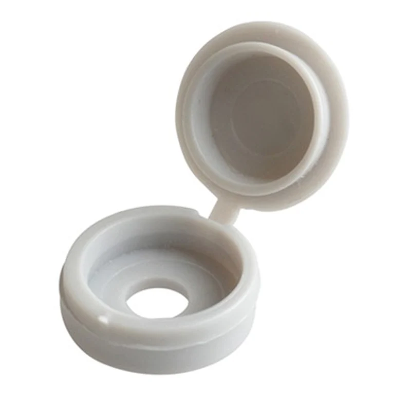 PREMIUM CHOICE WHITE HINGED COVER CAP 20