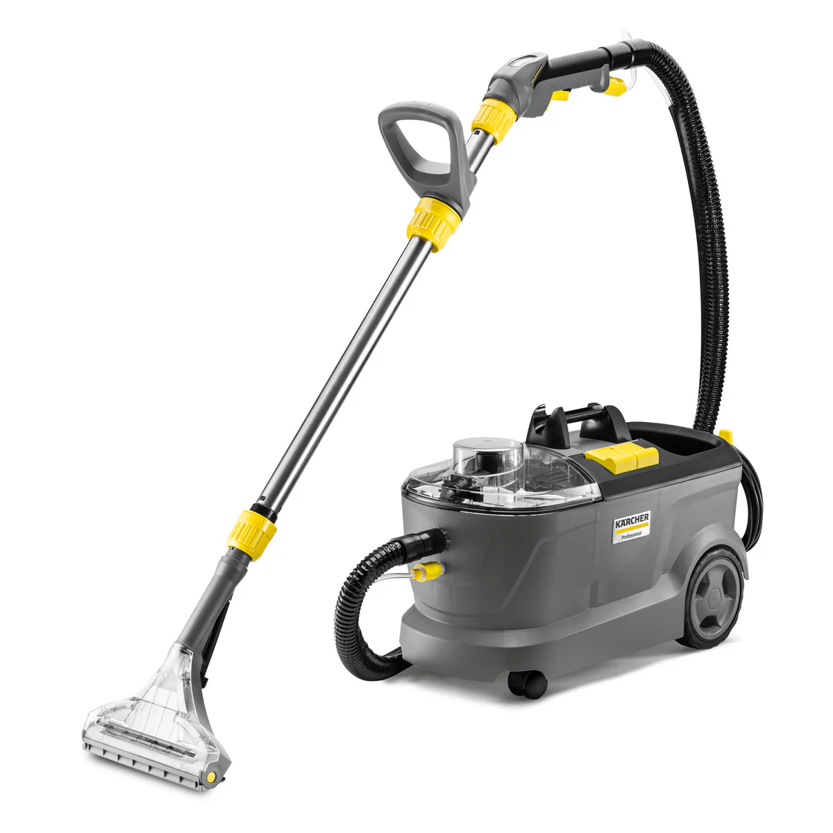 Deep clean carpets & upholstery with Karcher Puzzi 10/1 at Watson Hire.