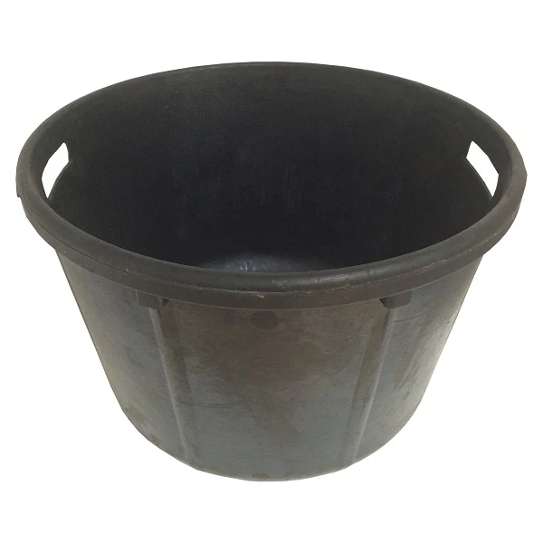 RAMBOO PRO 50L BLACK HEAVY DUTY RUBBER TUB / BUCKET