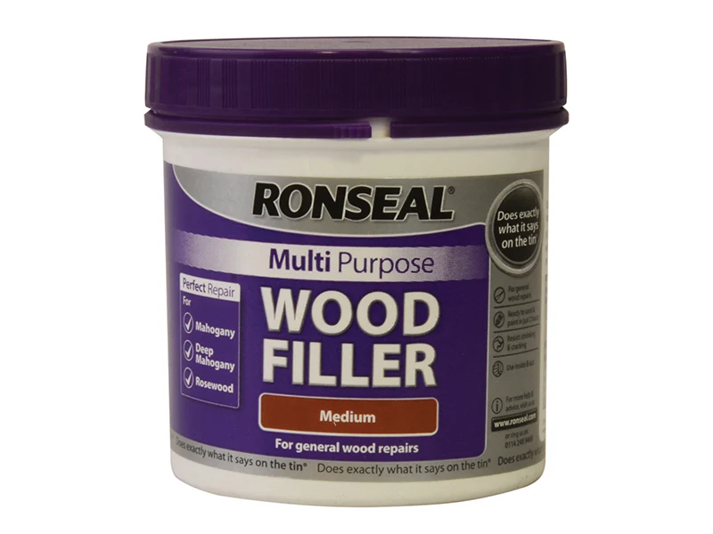 Ronseal Multipurpose Wood Filler Tub Medium 465g - Image 2