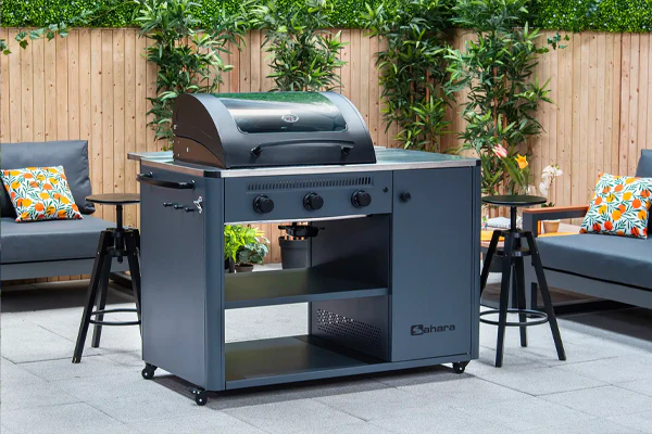 SAHARA ARKE 3 BURNER GAS BBQ - Image 2