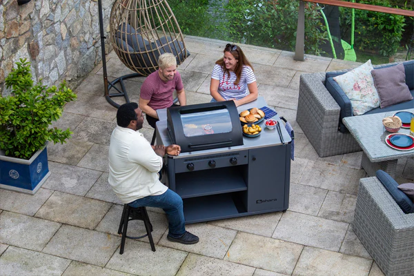 SAHARA ARKE 3 BURNER GAS BBQ - Image 3