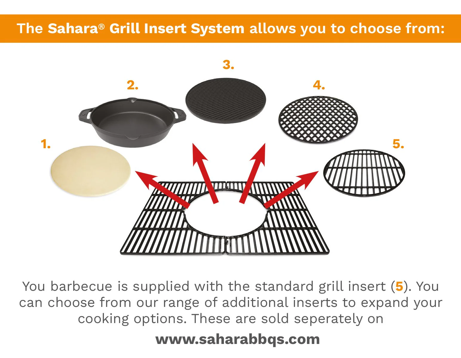 SAHARA S375 3 BURNER BBQ - Image 9