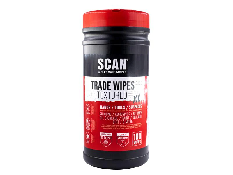 Scan Heavy-duty Trade Wipes (Tub 100) - Image 2