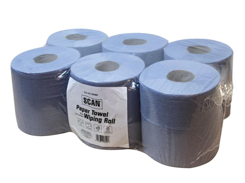 Scan Paper Towel Wiping Roll 2-Ply 176mm x 150m (Pack 6) - Image 2