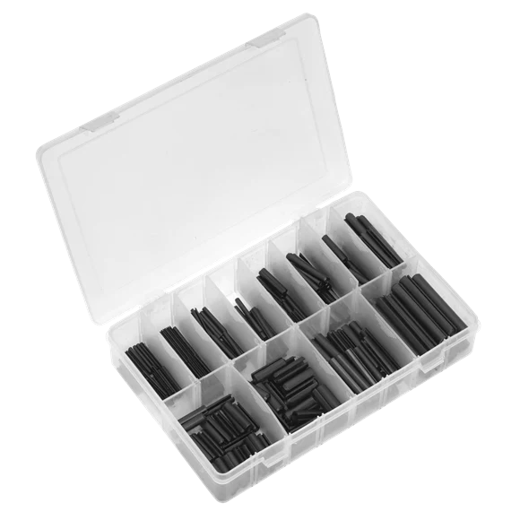SEALEY 300PC SPRING ROLL PIN ASSORTMENT - METRIC