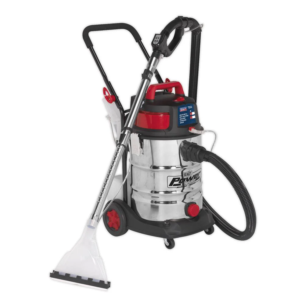 SEALEY 30L WET AND DRY VALETING MACHINE STAINLESS