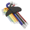 SEALEY BALL-END HEX KEY SET 9PC COLOUR-CODE