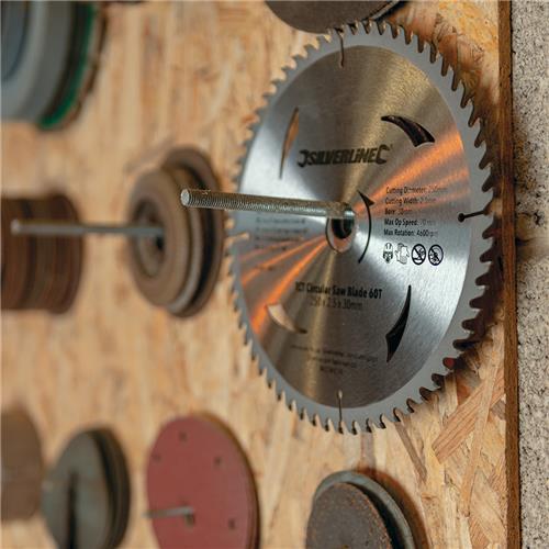 SILVERLINE 300 X 30 TCT CIRCULAR SAW BLADES 40T & 60T 2 PACK - Image 3