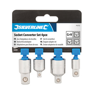SILVERLINE SOCKET CONVERSION SET 4PC