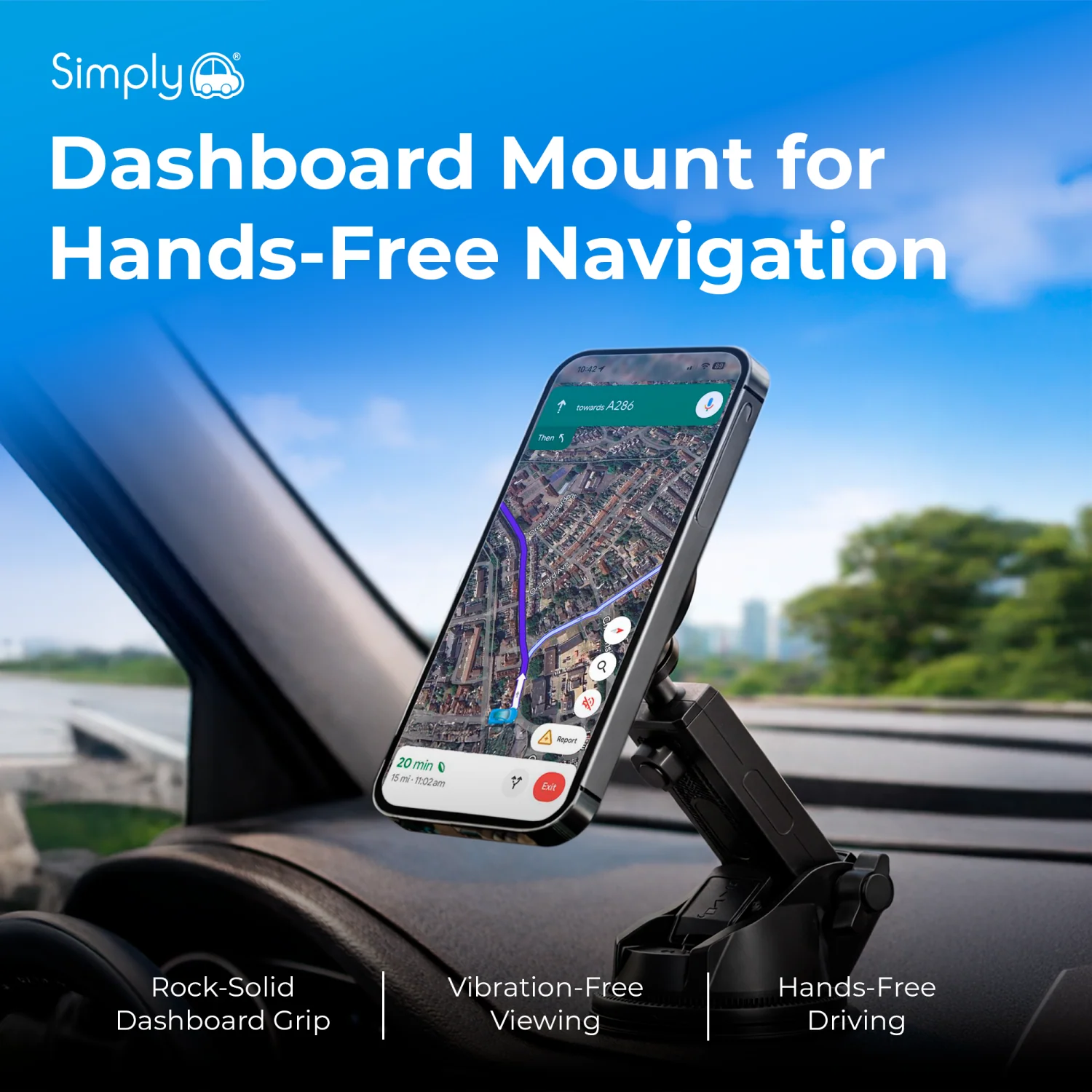 SIMPLY AUTO MAGNETIC PHONE MOUNT - Image 2