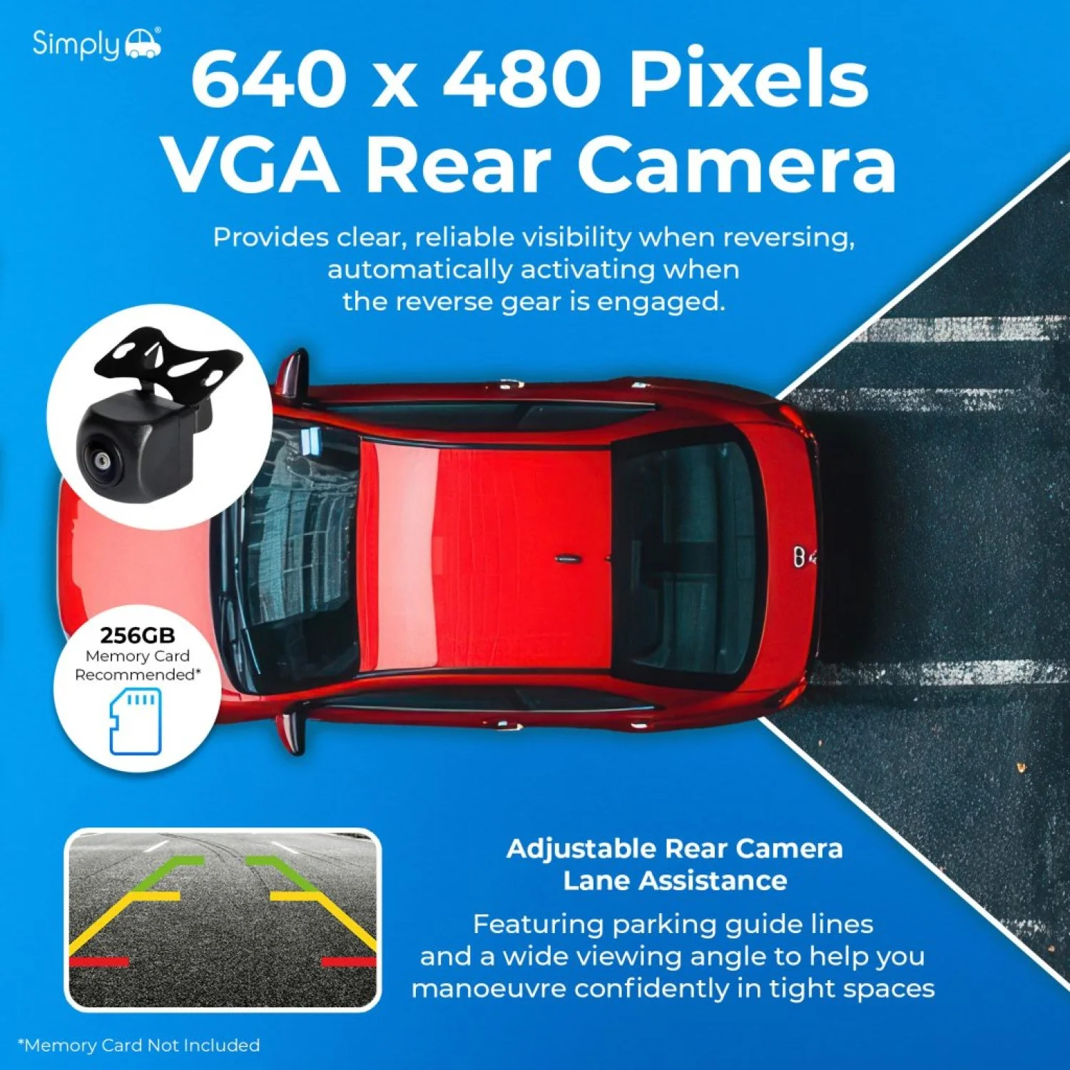 SIMPLY AUTO SMART IN CAR DISPLAY WITH REAR CAMERA - Image 5