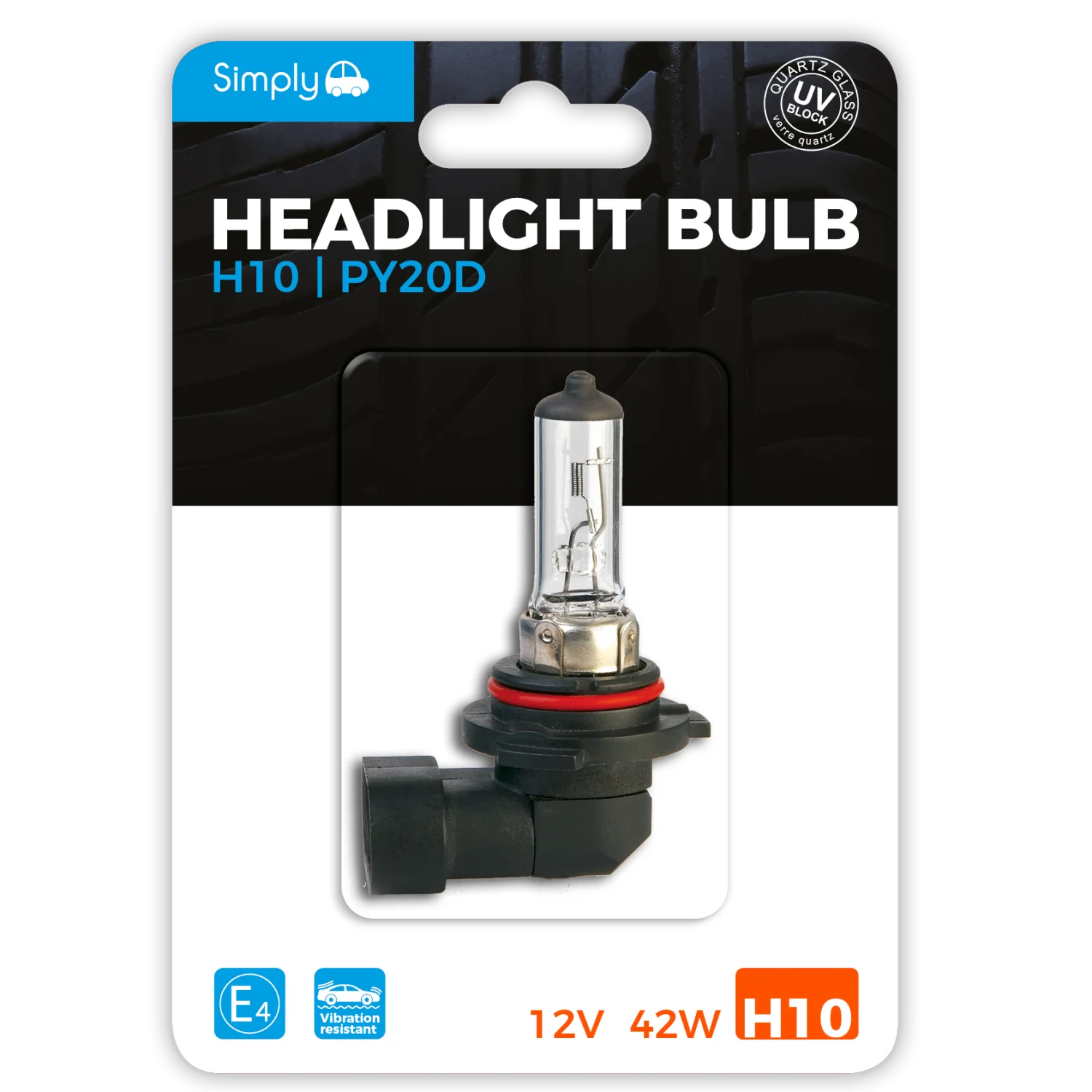 SIMPLY H10 - 12V 42W BLISTER BULB