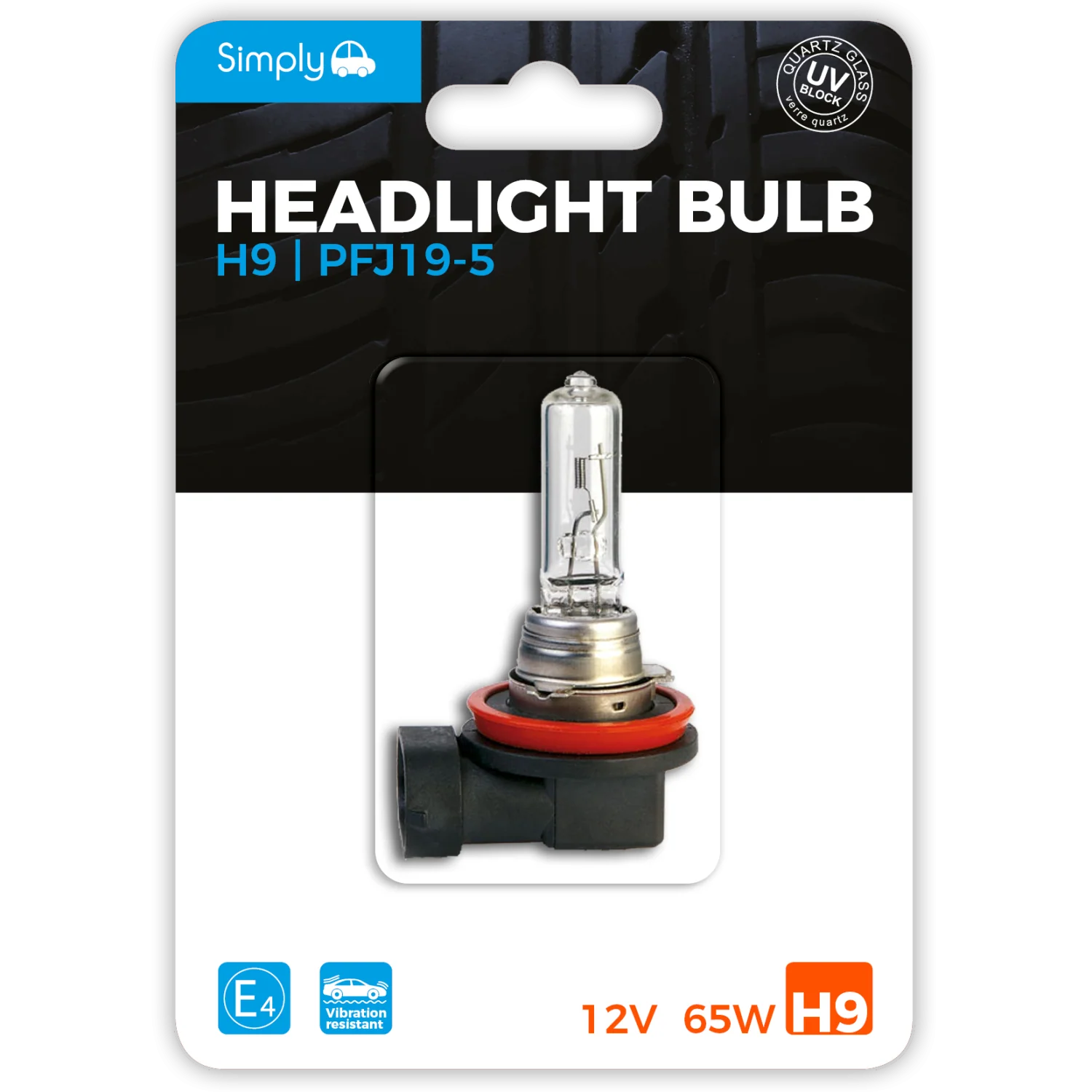 SIMPLY H9 - 12V 65W BLISTER BULB
