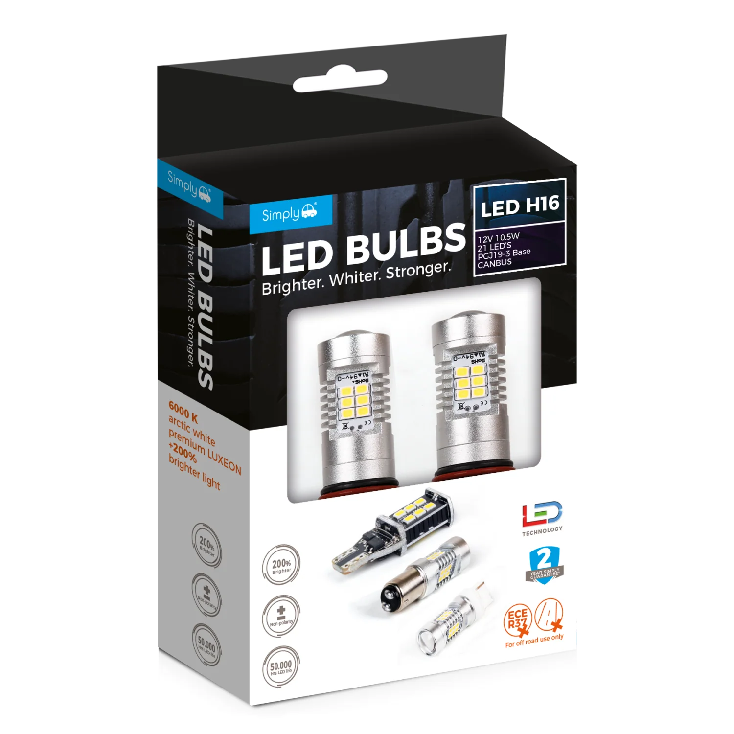 SIMPLY LED 21 LED FOG LIGHT BULB