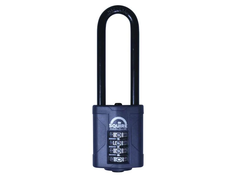 Squire CP40/2.5 Combination Padlock 4-Wheel 40mm Extra Long Shackle 63mm - Image 2