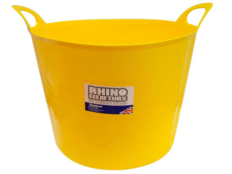 Stadium Flexi Tub, 40 litre Yellow - Image 2
